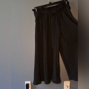 Sweet Rain Black Pleated Jumpsuit